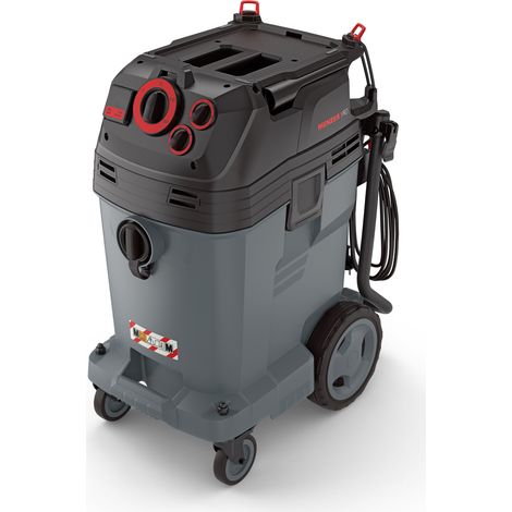Menzer – Aspirateur industriel de sécurité 50L – Puissance 1380W – Aspiration eau et poussière – Nettoyage filtre automatique