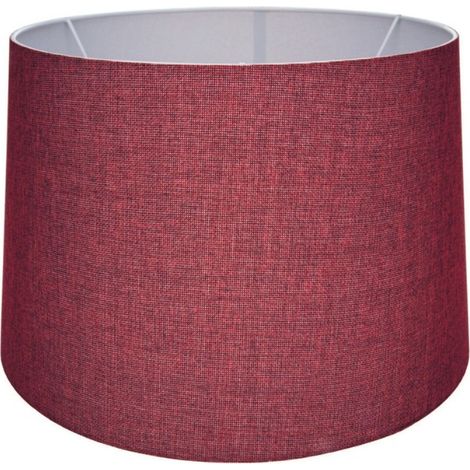Paralume Deco MDL3011 aus rotem Stoff H24,5xL38