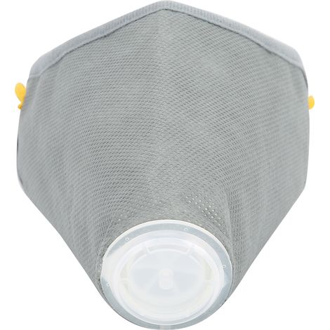 Atmungsaktive, beschlagfreie Hunde-Gesichtsmaske mit 3-lagigem Filter (Grau, Medium) (1/5)