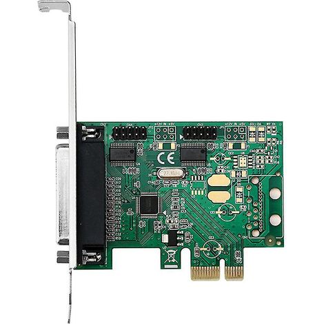 Carte d'extension série PCIe 2 ports pour Express vers industriel DB25 RS232 Com P (1/4)