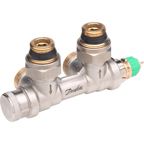Danfoss dyn, VHS-DV Sonde droite Equerre, Insert de vanne dans le départ pour radiateur avec 1/2'', 013G7877
