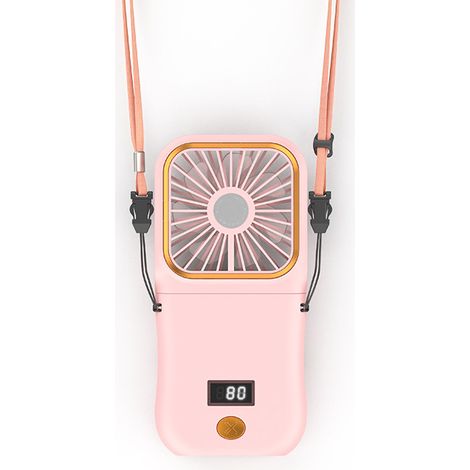 Mini-Taschenventilator, wiederaufladbarer, faltbarer tragbarer Ventilator, kleiner leiser Ventilator mit 3 Geschwindigkeiten, Tischventilatoren, Handventilator mit Powerbank für Büro, Reisen, Outdoor