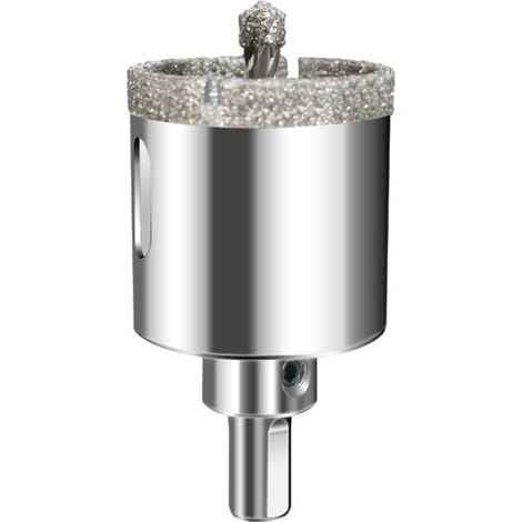 Scie cloche diamant 35 mm pour carrelage, verre et marbre – avec foret central de guidage et revêtement diamanté haute précision