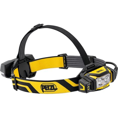 Petzl Xena lampada frontale nera e gialla 1400 lumen
