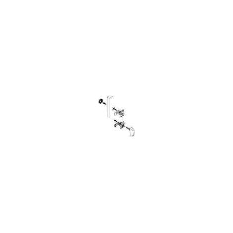 Complete metal lock operated with key 405 (2). For Spacial CRN or S3HF encl. - NSYCLL405CRN