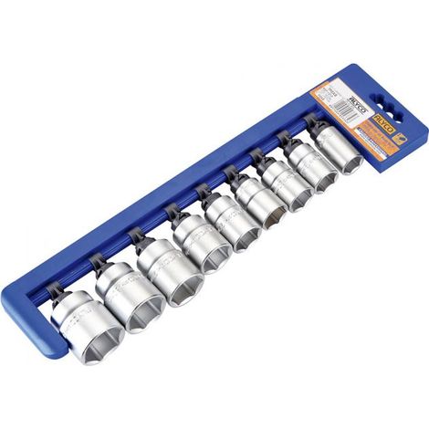 Set 9 douilles 1/2 17-32 mm bande ALYCO 192334