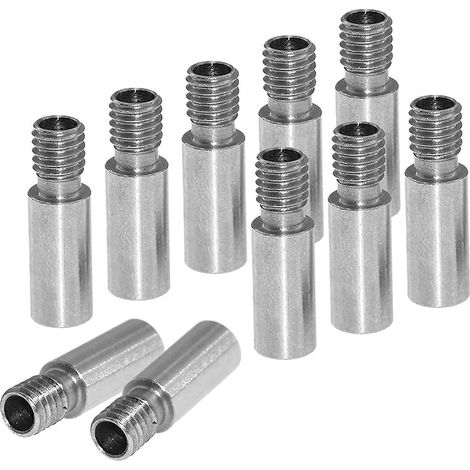 Heatbreak-Düsenhals M6-Schraube 22 mm Länge Extruder V6 Dual Hotend J-Kopf Hals 3D-Druckerteile
