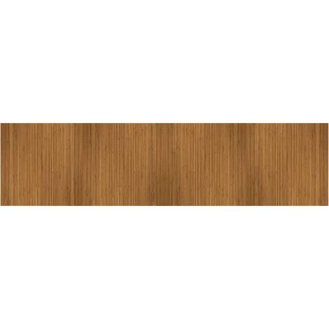 Tapis rectangulaire marron 100x400 cm bambou (1/5)