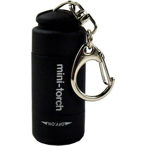 Portable Waterproof Mini USB Rechargeable Ultra Bright LED Flashlight Torch Keychain Waterproof Emergency Light (1/5)