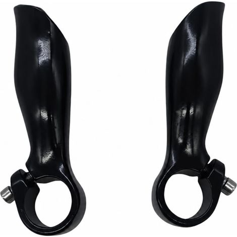 Lightweight Ergonomic Aluminum Handlebars, Ergonomic Bar Ends, pr (1/5)