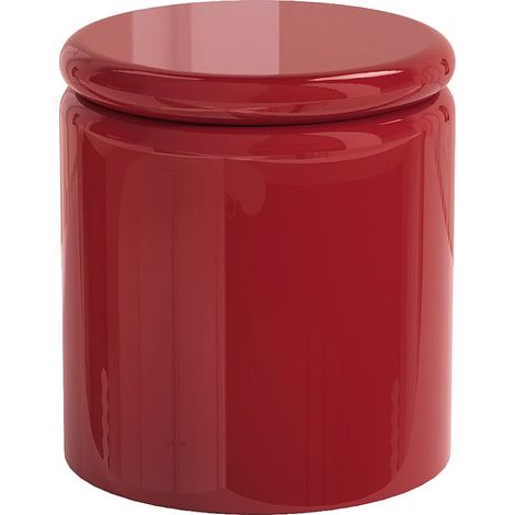 Tavolino in MDF Rosso laccato - AMOFA (1/3)