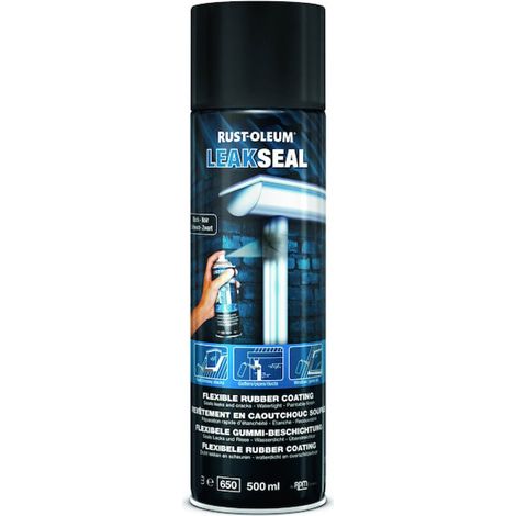 Revêtement d'étanchéité LEAKSEAL - 500 ml net - noir - RUST-OLEUM
