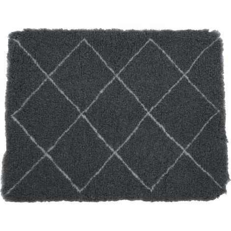 Tapis isolants pour chiens 75 x 95 cm gris avec motif berbère. - zolux (1/4)