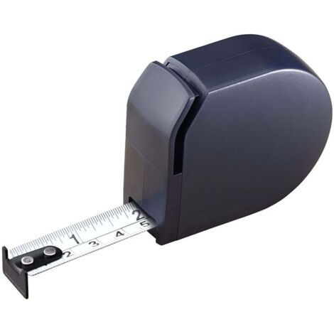 Mètre à Ruban 3 m, Ruban en Acier en Nylon avec Boîtier en Plastique ABS, Mesure Précise, Base Absorbant les chocs, Anti-Abrasion et Anti-Corrosion (1/5)