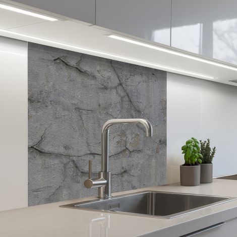 Kitchen Splashback Old - Concrete - Wall 80x80 cm