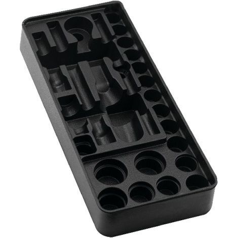 Module vide pour douilles et cliquets 1/2'' – Thermoformé – 23 pièces – 385 x 165 mm – MOB (1/3)