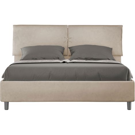 Letto Matrimoniale 160x200 cm Senza Rete Mados Sabbia (1/4)