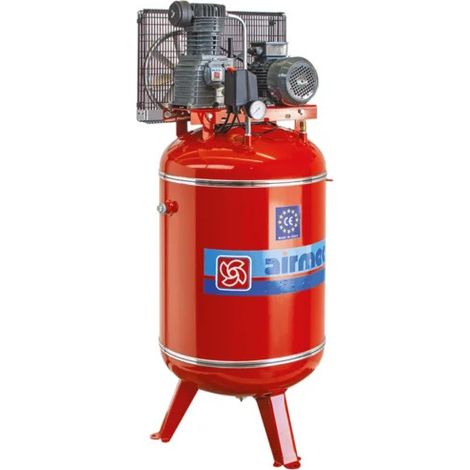 AIRMEC CFMV 203 3 HP 385 LT/min 200 LITRI Compressore Aria VERTICALE MONOFASE