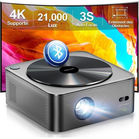Vidéoprojecteur - SUTEO - Full HD 1080P - 700 ANSI Lumens - WiFi 5G - Bluetooth Intégré