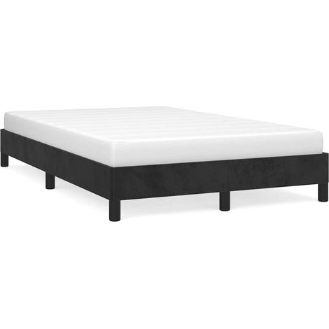 Maison Exclusive - Giroletto senza Materasso Nero 120x190 cm Velluto (1/5)