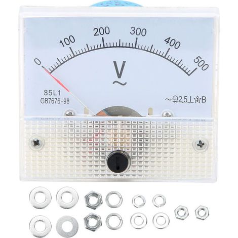 85L1 AC0-500V pointeur voltmètre AC en-tête outil de mesure de tension électrique
