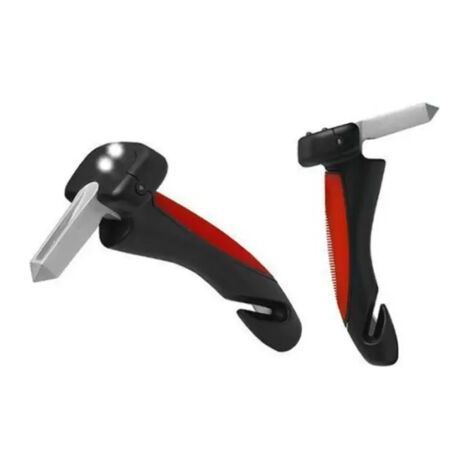 Poignée de maintien pour voiture, sécurité, évacuation, urgence, marteau lève-vitre, support de voiture, aide à la sortie d'urgence du véhicule, poignée de soutien portable avec lumière LED (1/5)
