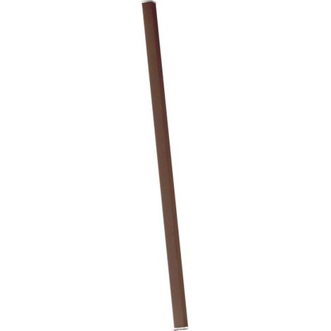 Pencil - Module lumineux à piles Zafferano, moyen, portable et rechargeable, IP65, variateur tactile, hauteur 98 cm, Corten