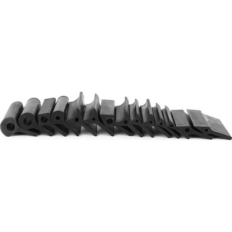 Lot de 14 blocs de ponçage en caoutchouc, tapis de ponçage et tampons de polissage flexibles pour le travail du bois (1/5)