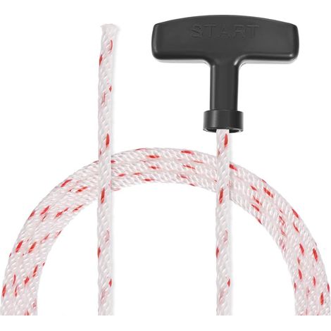 Cordon de lanceur à rappel Sourcing Map avec poignée, diamètre 4 mm, 1,7 m (5,5 pi), en polyester,