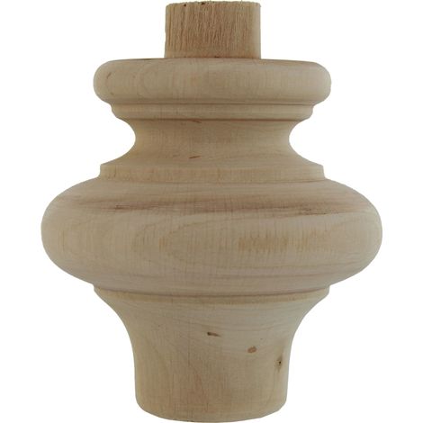PIEDE IN LEGNO ONTANO 53014 80X 80 MM- 8,0 pz
