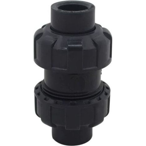 Clapet anti-retour PVC 40mm –Prévention refoulement pour piscine –Adapté systèmes plomberie –Diamètre intérieur 40mm
