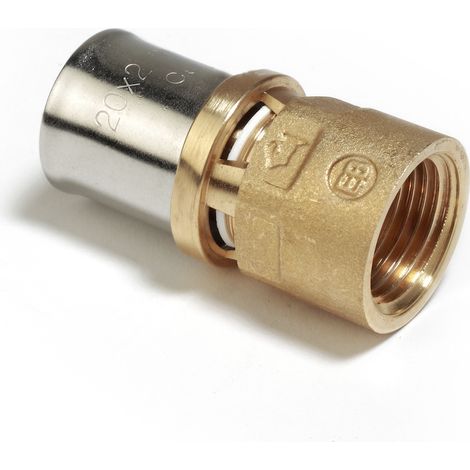 Raccordo diritto filettato femmina a pressare multipinza Giacomini RM109 1/2"x(16x2) (1/2)
