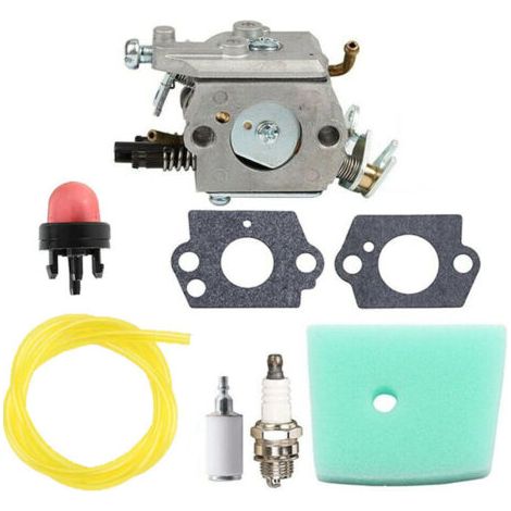 Carburateur pour Tronçonneuse Husqvarna 223L 223R 323RJ 325RJX 326RJX - Kit avec Bougie Filtre Conduite - Compatible Zama C1Q-EL24 (1/4)