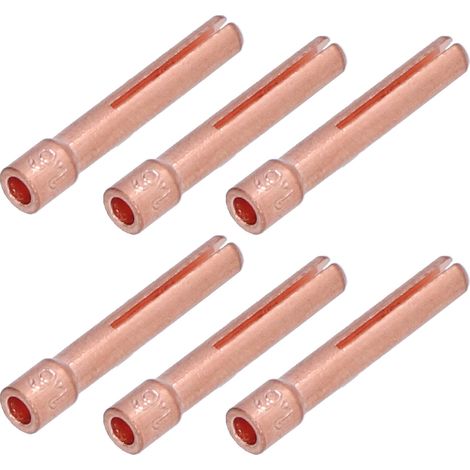 20 Stück WIG-Spannzangen mit 1,6 mm Düsenöffnung für Wolframelektroden, passend für QQ150 Schweißbrennerzubehör WP-9F (1/5)
