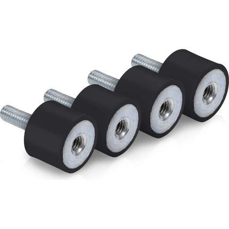 Isolateur antivibrations en Caoutchouc M6 de Vibrations Fixe l'amortisseur Silentblock Bobbins Bateau Voiture Pack 4(VD2015 M618)-Silent Bloc (1/4)