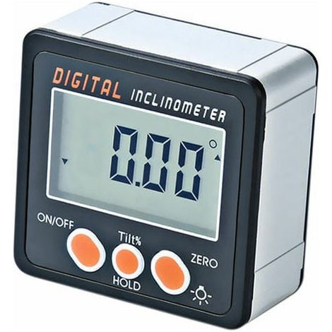 Inclinomètre Numérique, 0-360°, Base Magnétique (1/5)