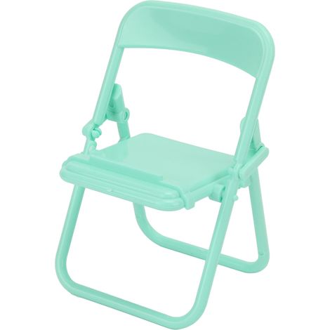 soporte para teléfono de TPR, modo vertical/horizontal, taburete integrado para visualización, para uso en la oficina en casa. (1/5)