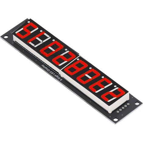 8-stellige LED-Röhrenanzeige mit 7 Segmenten, Treiberchip 74HC595, 0,56 Zoll rote Anzeige, 5 V (1/5)