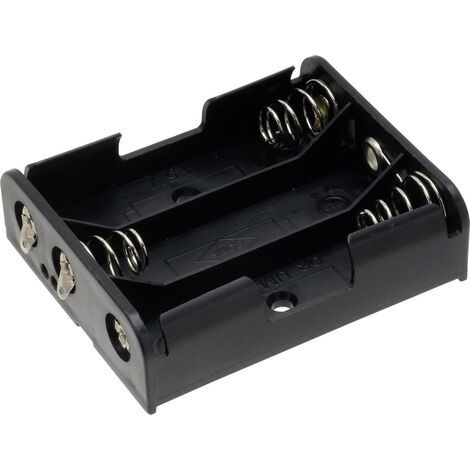 TRU COMPONENTS BH-331D Support de pile 3x LR6 (AA) raccordement à souder X671281 (1/3)