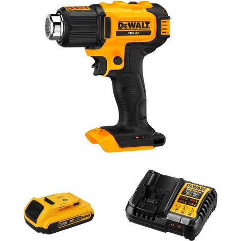 Heissluftpistol DeWALT DCE530D1-SK (1 x 2,0 Ah + DCB1104) (1/5)