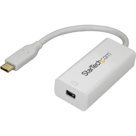 StarTech.com Adaptateur USB-C vers Mini DisplayPort - 4K 60Hz - Blanc - Adaptateur USB 3.1 Type-C vers Mini DP - La Version Mise à Jour est CDP2MDPEC (1/4)