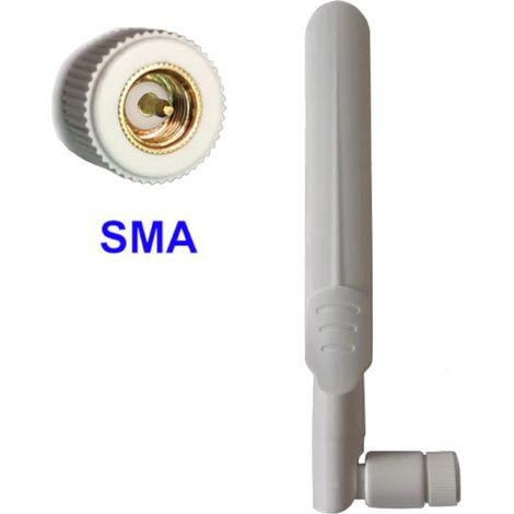 GSM/LTE-Dualbandantenne (6 dBi), SMA-Stecker, Weiß (1/2)