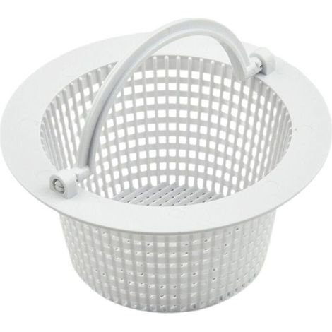 Standard-Skimmerkorb für Schwimmbecken 16 cm – chlorbeständiger Vorfilter mit praktischem Griffetikett