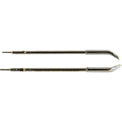 Lot de 2 pointes à dessouder pour poste de soudure i-Con Vario 2 et 4 avec pince à dessouder Chip Tool Vario Forme burin 1,5 mm