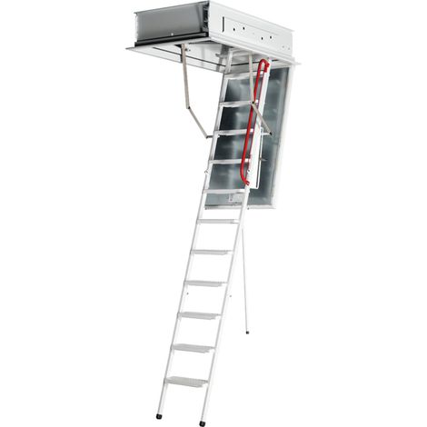 Wippro Dachbodentreppe Eurostep Smart Brandhemmend Lukenmaß 120x70cm
