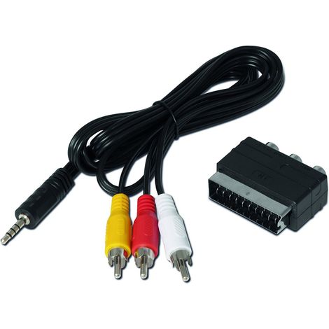 Technisat Adapterset Klinke auf Cinch/Scart für TS-Receiver Audio/Zubehör/Multimedia