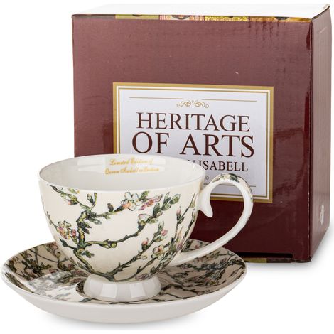Tasse mit Untertasse, 250 ml, Porzellan, mehrfarbig (1/5)