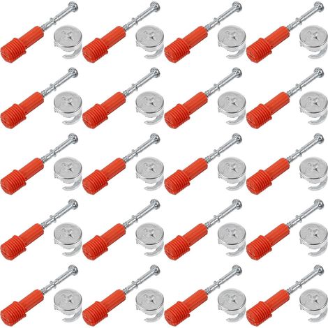 Lot de 30 connecteurs en fer pour meubles de bureau design (1/5)