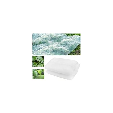 Rete di protezione per giardini: 2,5 x 10 m, rete a maglia fine per orti, copertura rialzata per file di piante, rete anti-insetti per serre, protezione di alberi e piante (1/4)