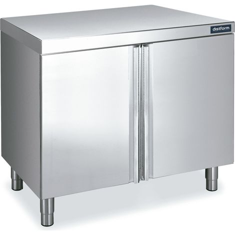 Meuble Inox Central avec Portes Battantes - Gamme 700 - Distform